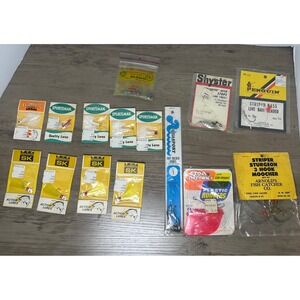 Vintage Fishing Lures Tackle Lot Sportsman Shyster Penguin Striped Bass Lures